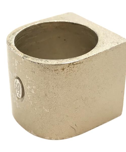 CHANEL（シャネル）CHANEL (シャネル) ココマークスクエアリング シルバー サイズ:14号の古着・服飾アイテム