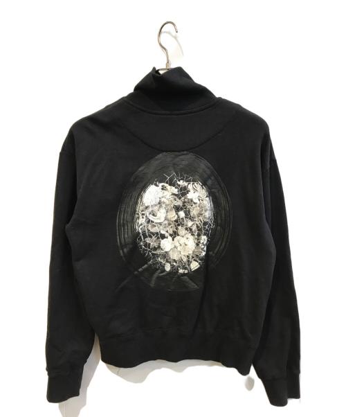 Vivienne Westwood man（ヴィヴィアン ウェストウッド マン）Vivienne Westwood man (ヴィヴィアン ウェストウッド マン) CRACKED FLORAL FRAME ジップジャージ ブラック サイズ:46の古着・服飾アイテム