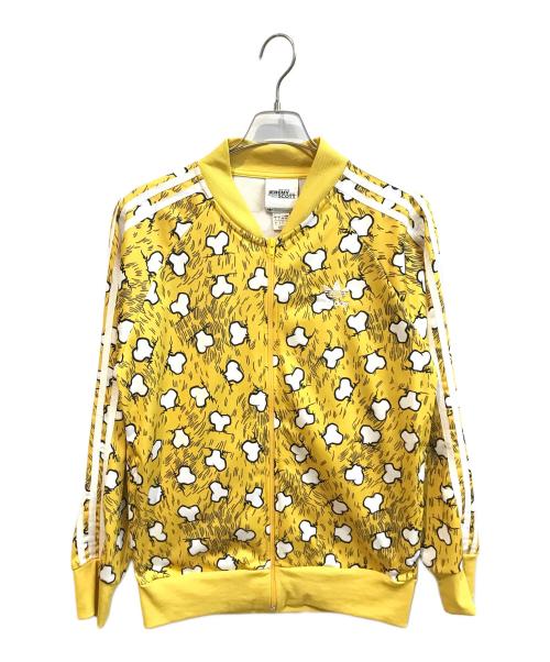 adidas（アディダス）adidas (アディダス) JEREMY SCOTT (ジェレミー スコット) Bone print Track Jacket　S07150 イエロー サイズ:Lの古着・服飾アイテム