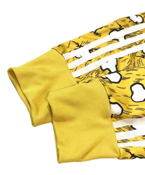 adidas（アディダス）adidas (アディダス) JEREMY SCOTT (ジェレミー スコット) Bone print Track Jacket　S07150 イエロー サイズ:Lの古着・服飾アイテム