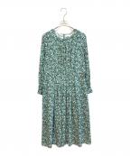 自由区ジユウク）の古着「フラワーワンピース OPWMCW1802」｜ブルー