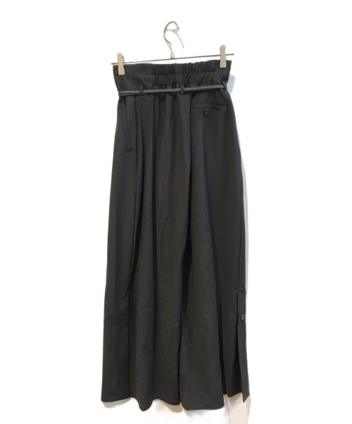 UNITED TOKYO（ユナイテッドトーキョー）UNITED TOKYO (ユナイテッドトーキョー) リングベルトタックワイドパンツ ブラック サイズ:M 未使用品の古着・服飾アイテム