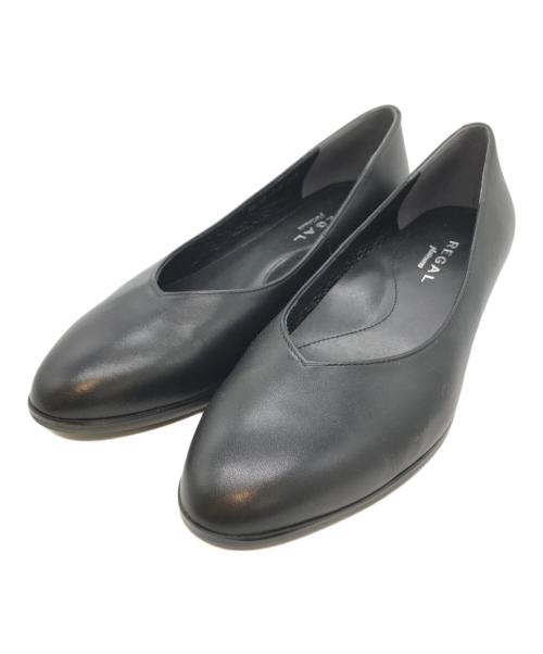 REGAL（リーガル）REGAL (リーガル) プレーンキャリアパンプス　F84M ブラック サイズ:22.5の古着・服飾アイテム