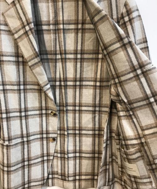 UNIVERSAL LANGUAGE（ユニバーサルランゲージ）UNIVERSAL LANGUAGE (ユニバーサルランゲージ) テーラードジャケット ブラウン サイズ:44-6Dropの古着・服飾アイテム