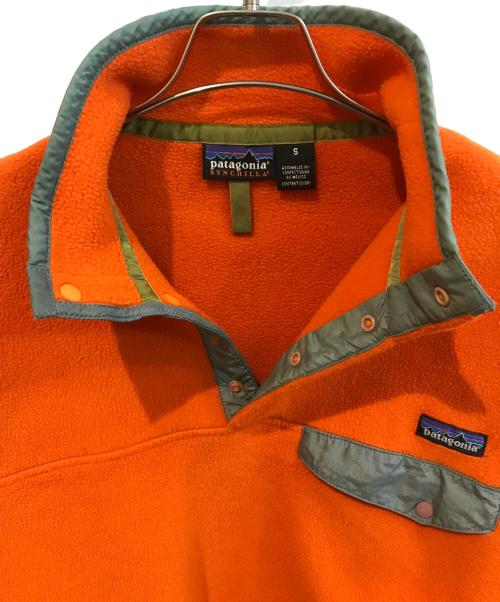Patagonia（パタゴニア）Patagonia (パタゴニア) シンチラ・スナップT・プルオーバー オレンジ サイズ:Ｓの古着・服飾アイテム