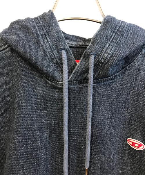 DIESEL（ディーゼル）DIESEL (ディーゼル) D-UM -RIB-NEプルオーバーパー A03939カー インディゴ サイズ:Sの古着・服飾アイテム