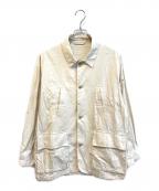 BLURHMSブラームス）の古着「Selvage Twill Bush Jacket　BHS23S003」｜ベージュ