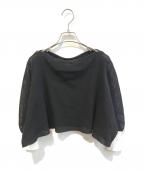 TRUNK HIROKO KOSHINOトランク ヒロコ コシノ）の古着「【2WAY】メッシュニットボレロ」｜ブラック