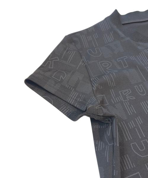 TRUNK HIROKO KOSHINO（トランク ヒロコ コシノ）TRUNK HIROKO KOSHINO (トランク ヒロコ コシノ) トランクロゴプリントワンピース　RSPGV-04390 ブラック サイズ:Ｍの古着・服飾アイテム