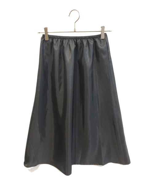 HIROKO KOSHINO（ヒロコ コシノ）HIROKO KOSHINO (ヒロコ コシノ) ラップライクデザインスカート ブラック サイズ:38の古着・服飾アイテム