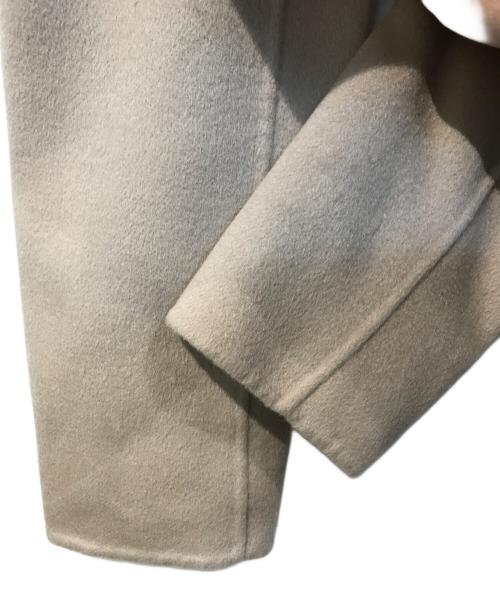 hiroko koshino premier（ヒロココシノ プレミア）HIROKO KOSHINO PREMIER (ヒロココシノ プレミア) ダウン切替コート ベージュ サイズ:Sの古着・服飾アイテム