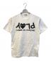 PLAY COMME des GARCONS（プレイコムデギャルソン）の古着「ロゴTシャツ　AZ-T068」｜ホワイト