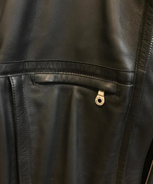 HARLEY-DAVIDSON（ハーレーダビッドソン）HARLEY-DAVIDSON (ハーレーダビッドソン) レザージャケット ブラック サイズ:Lの古着・服飾アイテム