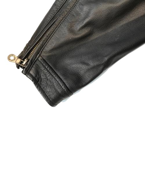 HARLEY-DAVIDSON（ハーレーダビッドソン）HARLEY-DAVIDSON (ハーレーダビッドソン) レザージャケット ブラック サイズ:Lの古着・服飾アイテム