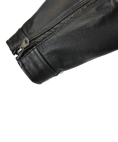 HARLEY-DAVIDSON（ハーレーダビッドソン）HARLEY-DAVIDSON (ハーレーダビッドソン) レザージャケット ブラック サイズ:Lの古着・服飾アイテム