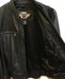 中古・古着 HARLEY-DAVIDSON (ハーレーダビッドソン) レザージャケット ブラック サイズ:L：15000円