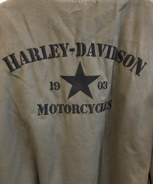 HARLEY-DAVIDSON（ハーレーダビッドソン）HARLEY-DAVIDSON (ハーレーダビッドソン) リバーシブルMA1ジャケット オリーブ サイズ:Lの古着・服飾アイテム