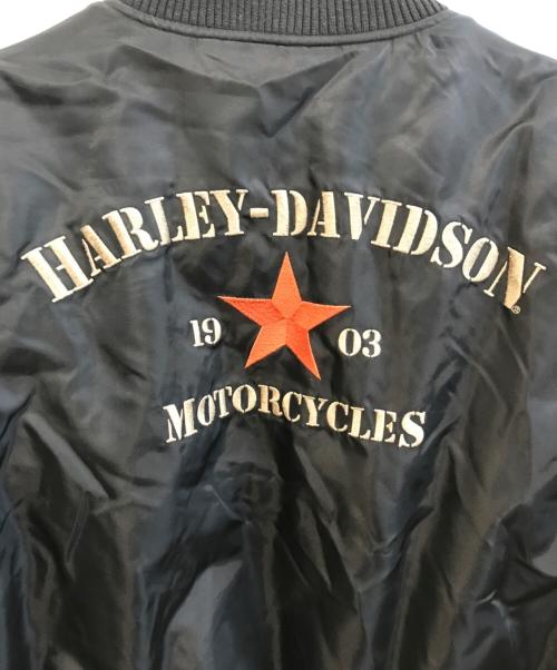 HARLEY-DAVIDSON（ハーレーダビッドソン）HARLEY-DAVIDSON (ハーレーダビッドソン) リバーシブルMA1ジャケット オリーブ サイズ:Lの古着・服飾アイテム