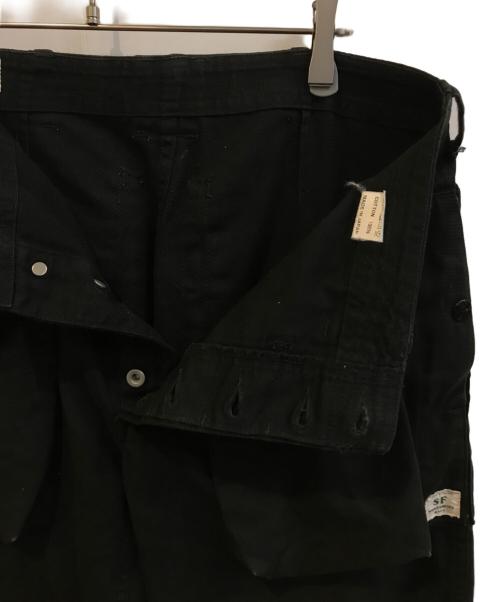 SASSAFRAS（ササフラス）SASSAFRAS (ササフラス) フォールリーフパンツ ブラック サイズ:Ｌの古着・服飾アイテム