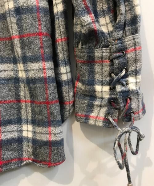 AiE（エーアイイー）AiE (エーアイイー) string Smock ネイビー サイズ:Lの古着・服飾アイテム