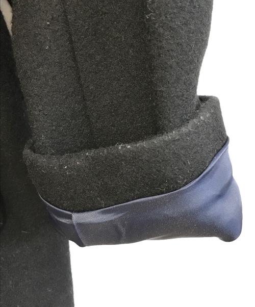 SLOBE IENA（スローブ イエナ）SLOBE IENA (スローブ イエナ) Super100シャギーノーカラーコート　23020912406040 ブラック サイズ:38の古着・服飾アイテム