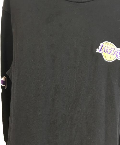New Era（ニューエラ）New Era (ニューエラ) XLARGE (エックスラージ) NBA Lakers スウェット ブラック サイズ:Lの古着・服飾アイテム