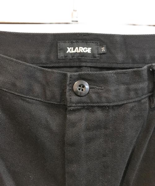 X-LARGE（エクストララージ）X-LARGE (エクストララージ) overdyed cargo pants ブラック サイズ:91cm (W36)の古着・服飾アイテム