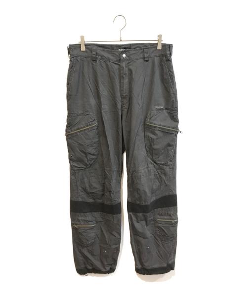 X-LARGE（エクストララージ）X-LARGE (エクストララージ) ACTION CARGO PANTS ブラック サイズ:SIZE 91cmの古着・服飾アイテム