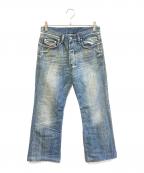 DIESELディーゼル）の古着「バギーフレアデニムパンツ」｜インディゴ