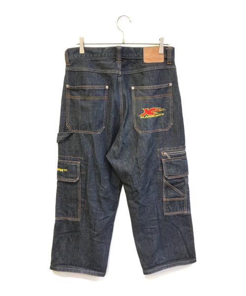 X-LARGE（エクストララージ）X-LARGE (エクストララージ) EMBROIDERED DENIM CARGO PANTS 101224031013 インディゴ サイズ:W34の古着・服飾アイテム