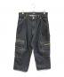 X-LARGE（エクストララージ）の古着「EMBROIDERED DENIM CARGO PANTS 101224031013」｜インディゴ