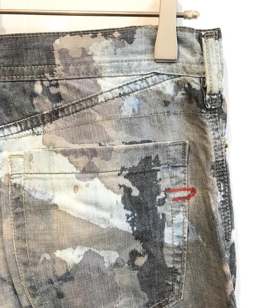 DIESEL（ディーゼル）DIESEL (ディーゼル) デニムパンツ グレー サイズ: 71cm (W28)の古着・服飾アイテム