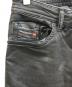 中古・古着 DIESEL (ディーゼル) コーティングパンツ ブラック サイズ:71cm(W28)：7000円