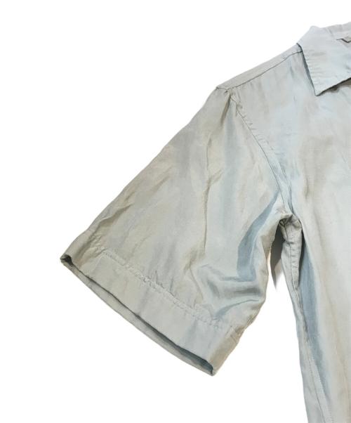 TOMORROW LAND（トゥモローランド）TOMORROW LAND (トゥモローランド) コットンシルク オープンカラーショートスリーブシャツ　61-05-12-05302 グレー サイズ:ｘｓの古着・服飾アイテム