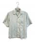 TOMORROW LAND（トゥモローランド）の古着「コットンシルク オープンカラーショートスリーブシャツ　61-05-12-05302」｜グレー