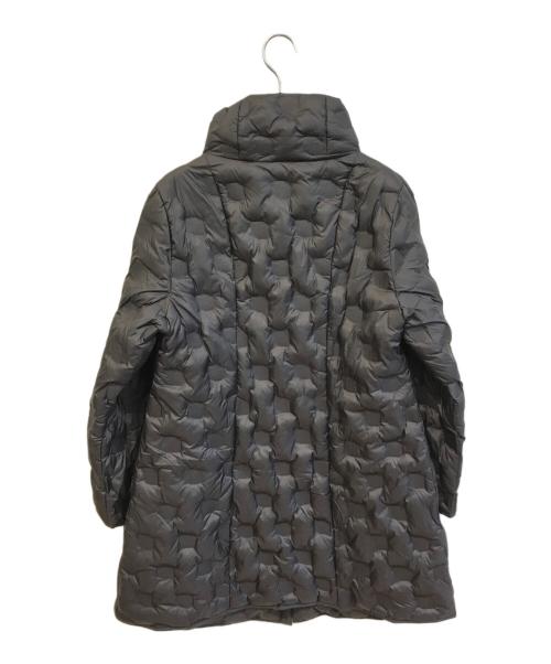 TRUNK HIROKO KOSHINO（トランク ヒロコ コシノ）TRUNK HIROKO KOSHINO (トランク ヒロコ コシノ) TRUNKロゴ中綿入りカジュアルコート ブラック サイズ:38の古着・服飾アイテム