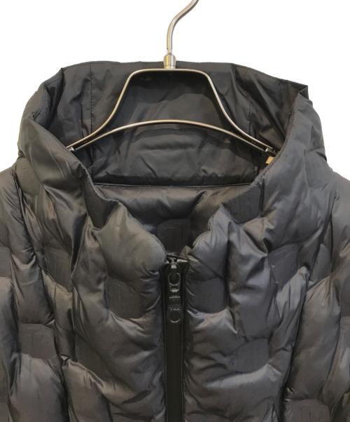 TRUNK HIROKO KOSHINO（トランク ヒロコ コシノ）TRUNK HIROKO KOSHINO (トランク ヒロコ コシノ) TRUNKロゴ中綿入りカジュアルコート ブラック サイズ:38の古着・服飾アイテム