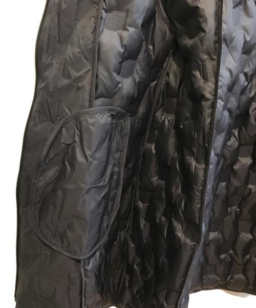 TRUNK HIROKO KOSHINO（トランク ヒロコ コシノ）TRUNK HIROKO KOSHINO (トランク ヒロコ コシノ) TRUNKロゴ中綿入りカジュアルコート ブラック サイズ:38の古着・服飾アイテム