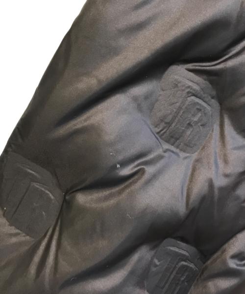 TRUNK HIROKO KOSHINO（トランク ヒロコ コシノ）TRUNK HIROKO KOSHINO (トランク ヒロコ コシノ) TRUNKロゴ中綿入りカジュアルコート ブラック サイズ:38の古着・服飾アイテム