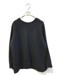 CLANE（クラネ）の古着「CARD BOARD BACK FRILL TOPS」｜ネイビー