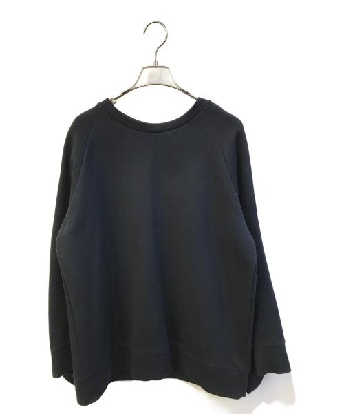 CLANE（クラネ）CLANE (クラネ) CARD BOARD BACK FRILL TOPS ネイビー サイズ:Ｓの古着・服飾アイテム