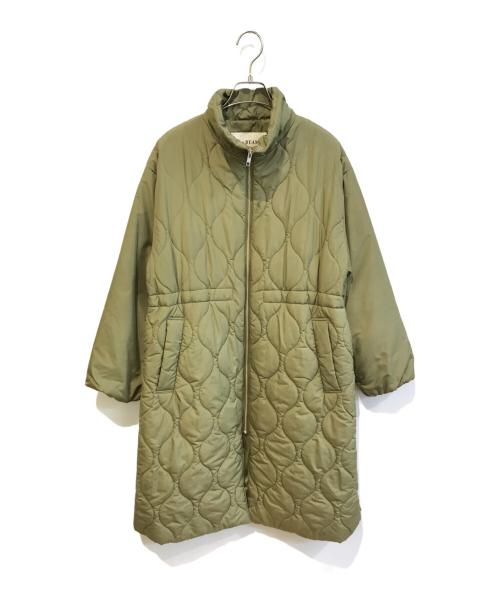 RAY BEAMS（レイ ビームス）RAY BEAMS (レイ ビームス) キルティングスタンドカラーコート グリーンの古着・服飾アイテム