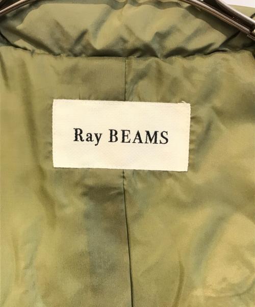 RAY BEAMS（レイ ビームス）RAY BEAMS (レイ ビームス) キルティングスタンドカラーコート グリーンの古着・服飾アイテム
