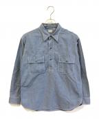 WAREHOUSEウエアハウス）の古着「ワークシャツ」｜インディゴ