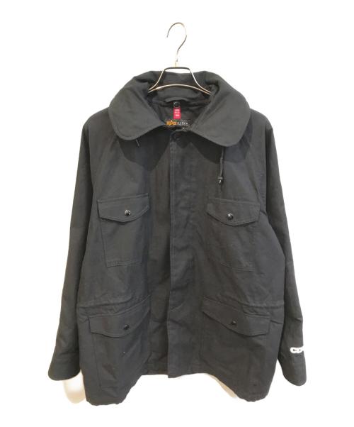 CDG（シーディージー）CDG (シーディージー) ALPHA (アルファ) AIR FORCE FIELD JACKET ブラック サイズ:Sの古着・服飾アイテム