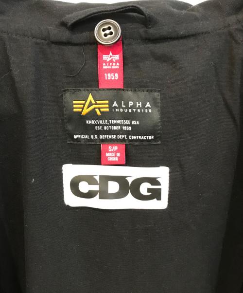 CDG（シーディージー）CDG (シーディージー) ALPHA (アルファ) AIR FORCE FIELD JACKET ブラック サイズ:Sの古着・服飾アイテム
