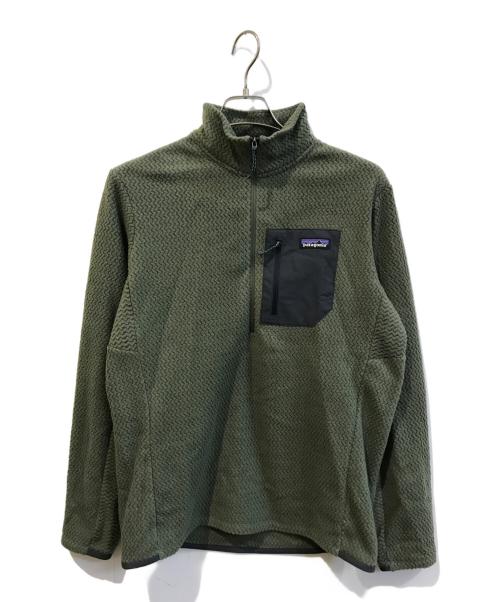 Patagonia（パタゴニア）Patagonia (パタゴニア) R1エア・ジップネック グリーン サイズ:Ｍ 未使用品の古着・服飾アイテム