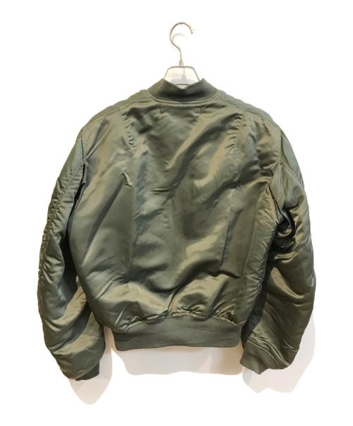 C.A.B.CLOTHING（キャブクロージング）C.A.B.CLOTHING (キャブクロージング) MA-1フライトジャケット オリーブ サイズ:Lの古着・服飾アイテム