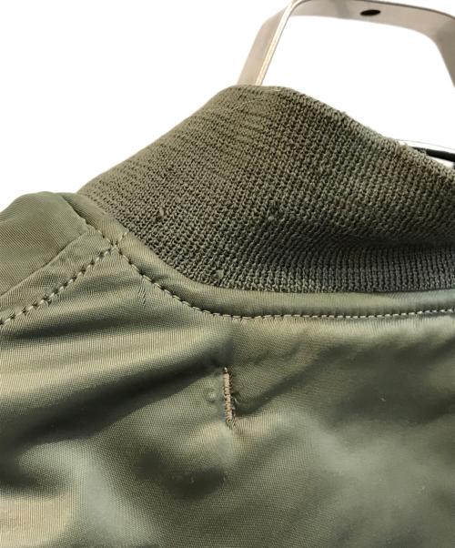 C.A.B.CLOTHING（キャブクロージング）C.A.B.CLOTHING (キャブクロージング) MA-1フライトジャケット オリーブ サイズ:Lの古着・服飾アイテム