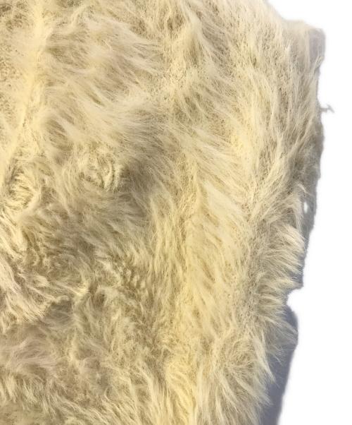 AKTE（アクテ）AKTE (アクテ) Vネックシャギーニットベスト アイボリー サイズ:Freeの古着・服飾アイテム